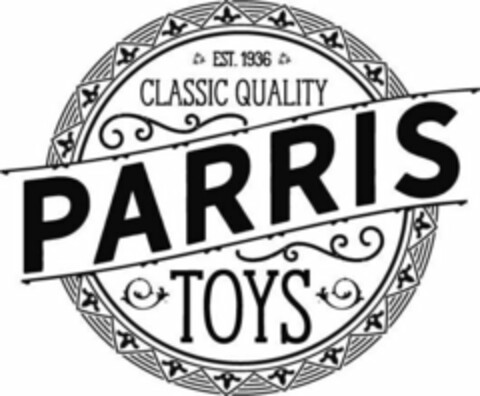 PARRIS CLASSIC QUALITY TOYS EST. 1936 Logo (USPTO, 09/05/2019)