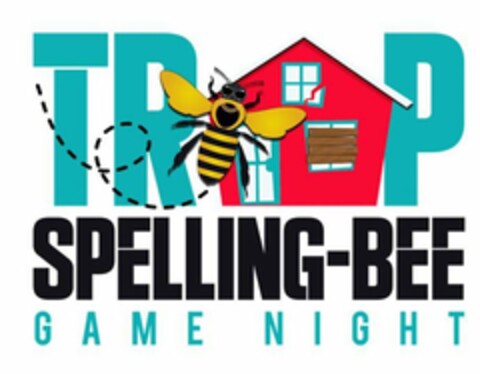 TRAP SPELLING-BEE GAME NIGHT Logo (USPTO, 10/07/2019)