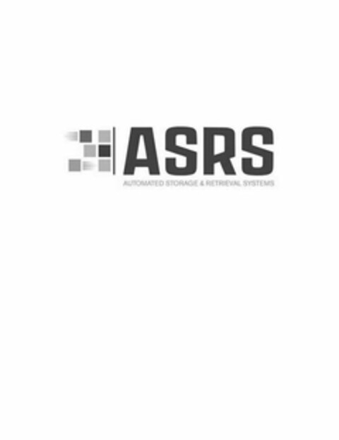 ASRS AUTOMATED STORAGE & RETRIEVAL SYSTEMS Logo (USPTO, 14.11.2019)