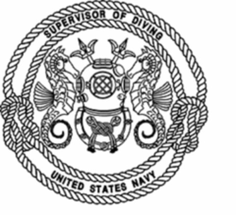 SUPERVISOR OF DIVING UNITED STATES NAVY Logo (USPTO, 30.06.2020)