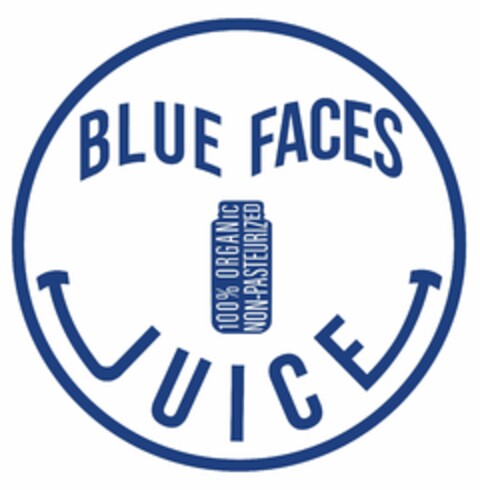 BLUE FACES JUICE Logo (USPTO, 03.08.2020)