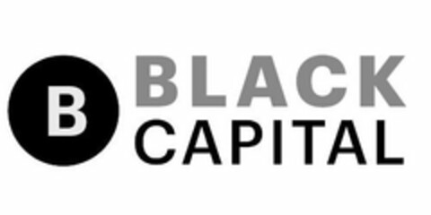 B BLACK CAPITAL Logo (USPTO, 08/14/2020)