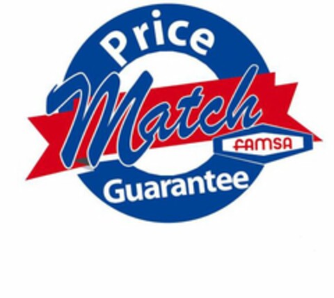 FAMSA PRICE MATCH GUARANTEE Logo (USPTO, 23.02.2009)