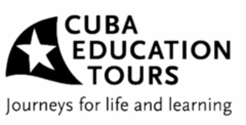 CUBA EDUCATION TOURS JOURNEYS FOR LEARNING AND LIFE Logo (USPTO, 09/21/2010)