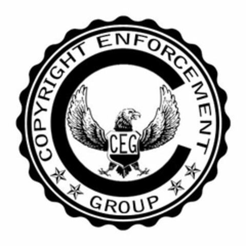 COPYRIGHT ENFORCEMENT GROUP C CEG Logo (USPTO, 09/22/2010)