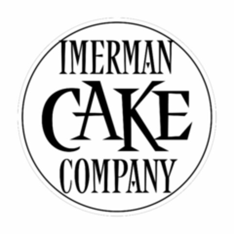 IMERMAN CAKE COMPANY Logo (USPTO, 01/13/2011)