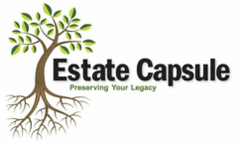 ESTATE CAPSULE PRESERVING YOUR LEGACY Logo (USPTO, 11/03/2011)