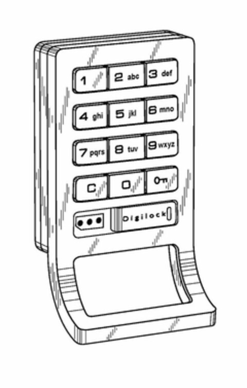 DIGILOCK 123456789C0 Logo (USPTO, 19.07.2013)