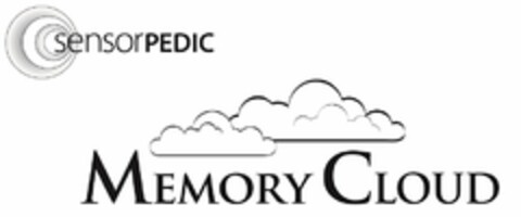 SENSORPEDIC MEMORY CLOUD Logo (USPTO, 13.09.2013)