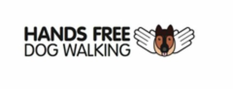 HANDS FREE DOG WALKING Logo (USPTO, 20.03.2014)