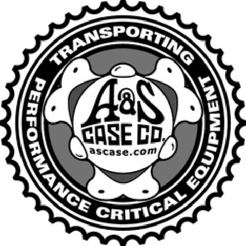 A&S CASE CO. ASCASE.COM TRANSPORTING PERFORMANCE CRITICAL EQUIPMENT Logo (USPTO, 02.04.2014)