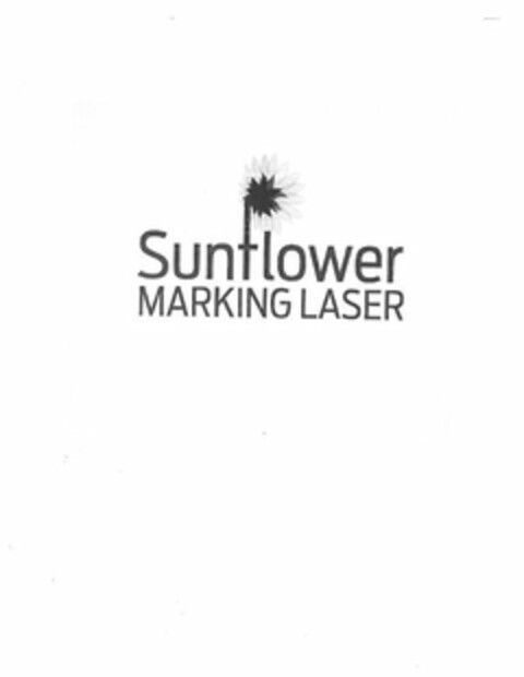 SUNFLOWER MARKING LASER Logo (USPTO, 19.08.2014)