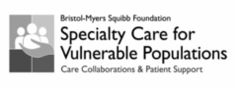 BRISTOL-MYERS SQUIBB FOUNDATION SPECIALTY CARE FOR VULNERABLE POPULATIONS CARE COLLABORATIONS & PATIENT SUPPORT Logo (USPTO, 03.08.2015)