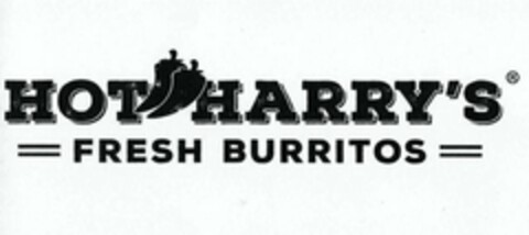 HOT HARRY'S FRESH BURRITOS Logo (USPTO, 11/24/2015)