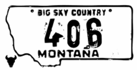 BIG SKY COUNTRY 406 MONTANA Logo (USPTO, 08/19/2016)