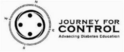 N E S W JOURNEY FOR CONTROL ADVANCING DIABETES EDUCATION Logo (USPTO, 20.01.2017)