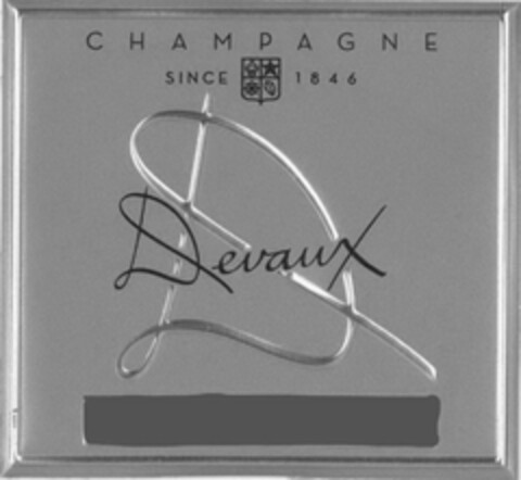CHAMPAGNE SINCE 1846 D DEVAUX Logo (USPTO, 29.03.2017)