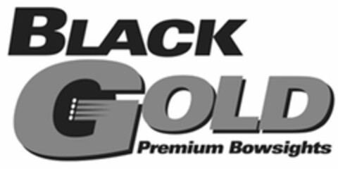 BLACK GOLD PREMIUM BOWSIGHTS Logo (USPTO, 08.08.2017)