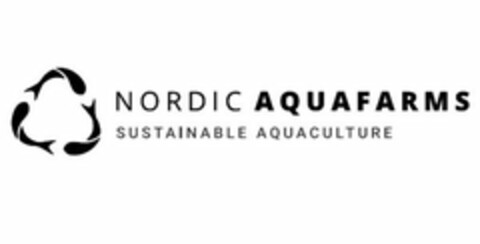 NORDIC AQUAFARMS SUSTAINABLE AQUACULTURE Logo (USPTO, 09/26/2017)