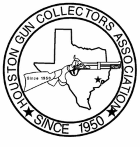 HOUSTON GUN COLLECTORS ASSOCIATION SINCE 1950 Logo (USPTO, 14.11.2017)