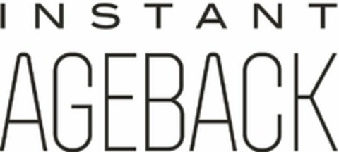 INSTANT AGEBACK Logo (USPTO, 04.12.2017)