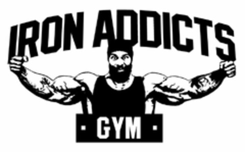 IRON ADDICTS GYM Logo (USPTO, 30.12.2017)