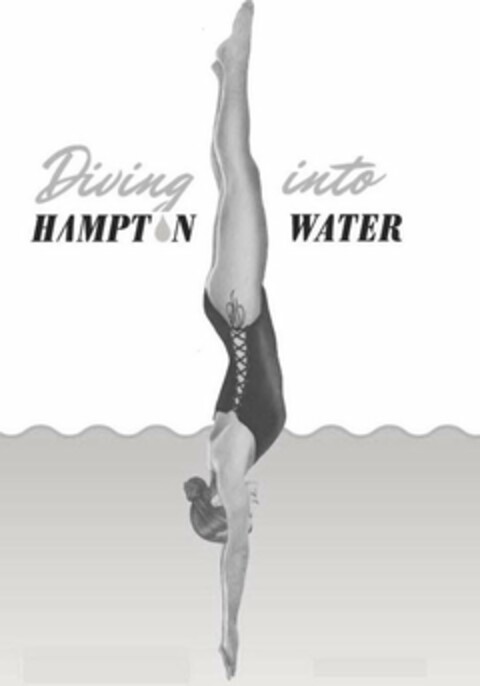 DIVING INTO HAMPTON WATER Logo (USPTO, 11.01.2018)