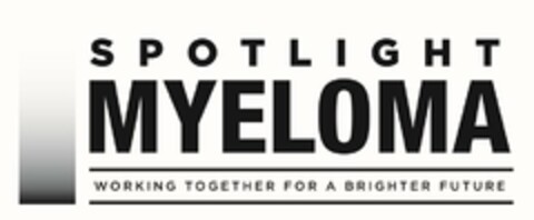 SPOTLIGHT MYELOMA WORKING TOGETHER FOR A BRIGHTER FUTURE Logo (USPTO, 03/01/2018)