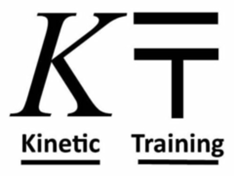 K T KINETIC TRAINING Logo (USPTO, 06/11/2018)