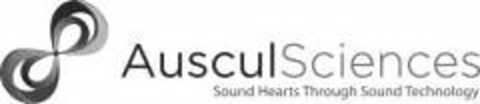 AUSCULSCIENCES SOUND HEARTS THROUGH SOUND TECHNOLOGY Logo (USPTO, 07/19/2018)