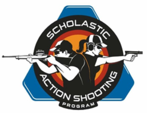 SCHOLASTIC ACTION SHOOTING PROGRAM Logo (USPTO, 04/12/2019)