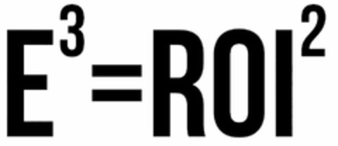 E³=ROI² Logo (USPTO, 24.04.2019)