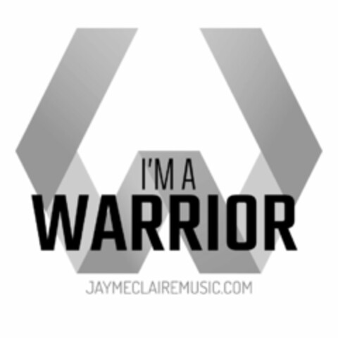 W I'M A WARRIOR JAYMECLAIREMUSIC.COM Logo (USPTO, 05.06.2019)