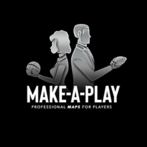 MAKE-A-PLAY PROFESSIONAL MAPS FOR PLAYERS Logo (USPTO, 08.10.2019)