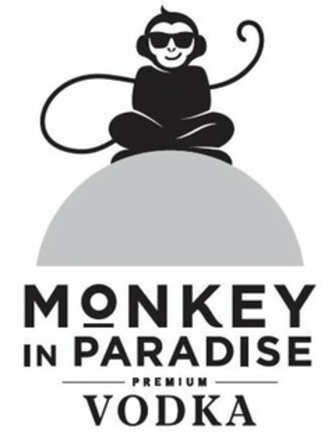 MONKEY IN PARADISE PREMIUM VODKA Logo (USPTO, 09.10.2019)