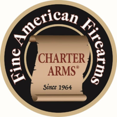 FINE AMERICAN FIREARMS CHARTER ARMS SINCE 1964 Logo (USPTO, 03/20/2020)