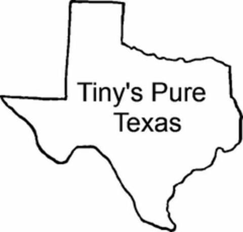 TINY'S PURE TEXAS Logo (USPTO, 17.08.2020)