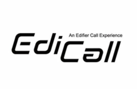 EDICALL AN EDIFIER CALL EXPERIENCE Logo (USPTO, 13.09.2020)