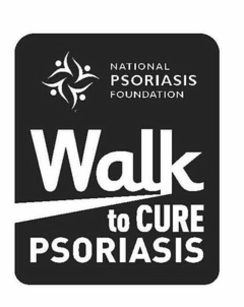 NATIONAL PSORIASIS FOUNDATION WALK TO CURE PSORIASIS Logo (USPTO, 07/14/2009)