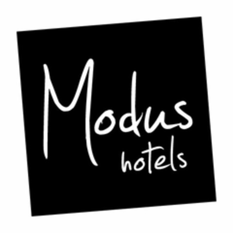 MODUS HOTELS Logo (USPTO, 21.08.2009)