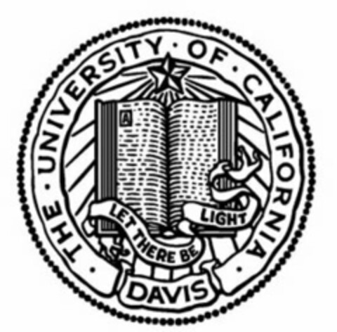 · THE UNIVERSITY · OF · CALIFORNIA · DAVIS LET THERE BE LIGHT Logo (USPTO, 10/23/2009)