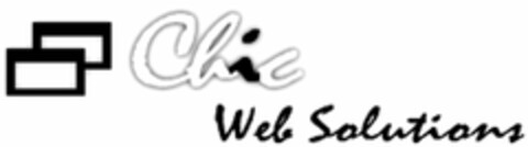 CHIC WEB SOLUTIONS Logo (USPTO, 06.04.2010)