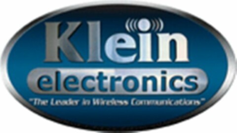 KLEIN ELECTRONICS "THE LEADER IN WIRELESS COMMUNICATIONS" Logo (USPTO, 09.08.2010)