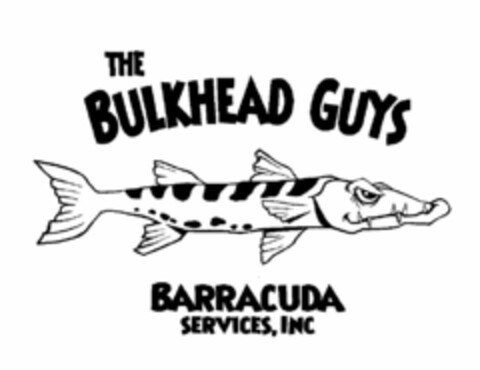 THE BULKHEAD GUYS BARRACUDA SERVICES, INC Logo (USPTO, 10/19/2011)