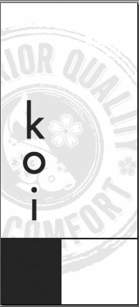 KOI IOR QUALITY COMFORT Logo (USPTO, 04.11.2011)