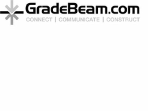 GRADEBEAM.COM CONNECT | COMMUNICATE | CONSTRUCT Logo (USPTO, 12.01.2012)