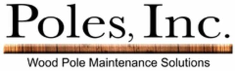 POLES, INC. WOOD POLE MAINTENANCE SOLUTIONS Logo (USPTO, 01/26/2012)