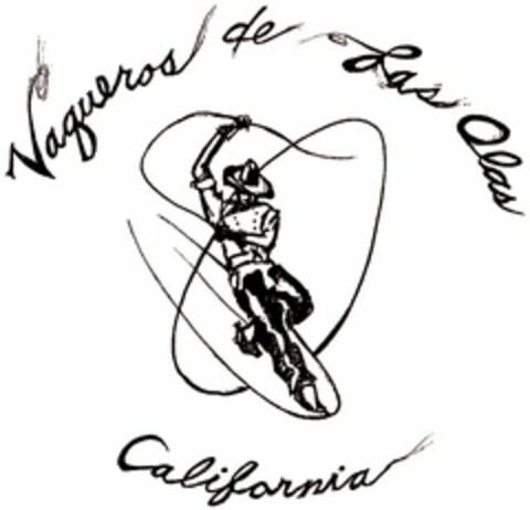 VAQUEROS DE LAS OLAS CALIFORNIA Logo (USPTO, 02/17/2012)