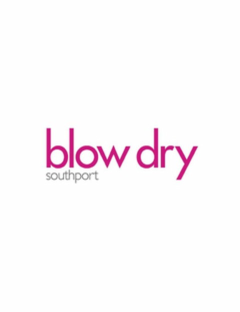 BLOW DRY SOUTHPORT Logo (USPTO, 08/21/2012)