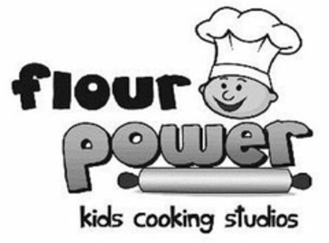 FLOUR POWER KIDS COOKING STUDIOS Logo (USPTO, 25.06.2013)